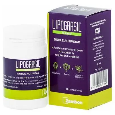 Lipograsil Clásico, 50 Comprimidos - 1