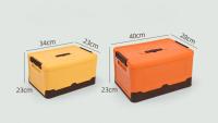 Caja De Almacenamiento Grande Con Tapa Para Exteriores Y Camping Plegable Plástico Organizador De Suministros Para El Hogar Y Coche - details 17