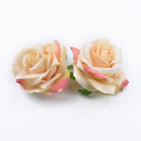 Rosa De Seda 10CM Flores Artificiales Para Bodas Navidad Arcos De Jardín DIY Regalo Adorno De Casa Y Cabeza - details 21