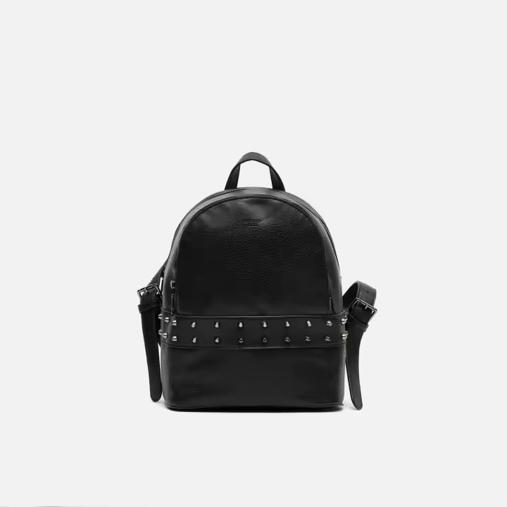 Misako Flanatina mochila pequeña con detalles metálicos Mochila - 1