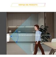 Lámpara Nocturna LED Con Sensor De Movimiento Infrarrojo Para Sala Cocina WC Pasillo Luz De Emergencia De 3 Temperaturas De Color - details 3