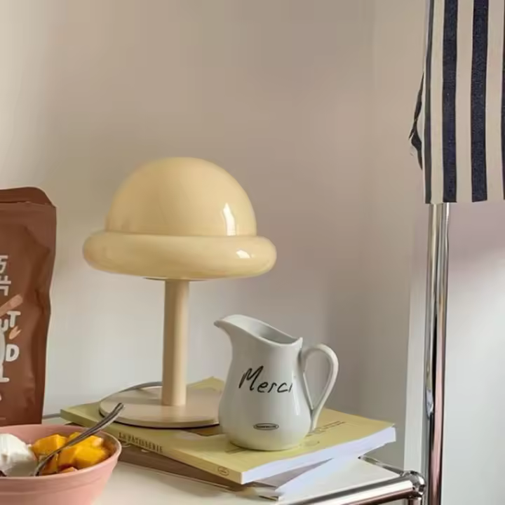 Lámpara De Mesa Post Moderna Interior Bauhaus Para Decoración De Sala De Estar Y Dormitorio Luz LED Dimmable USB Fuente De Energía - 1