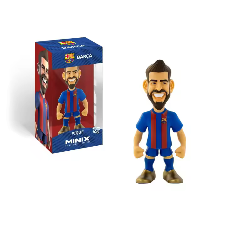 Figura Minix 12 Cms Gerard Piqué De FC Barcelona - 1