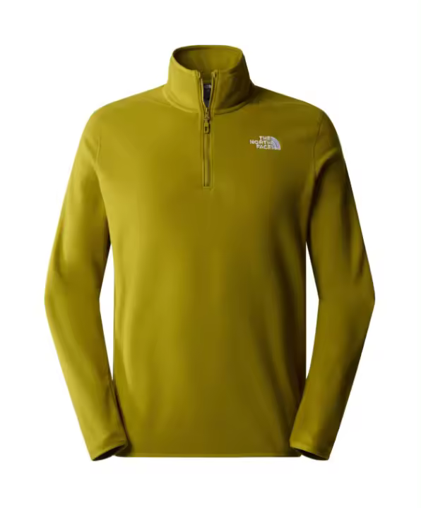 Forros Polares The North Face 100 Glacier 1/4 Zip para hombre en color verde - 1