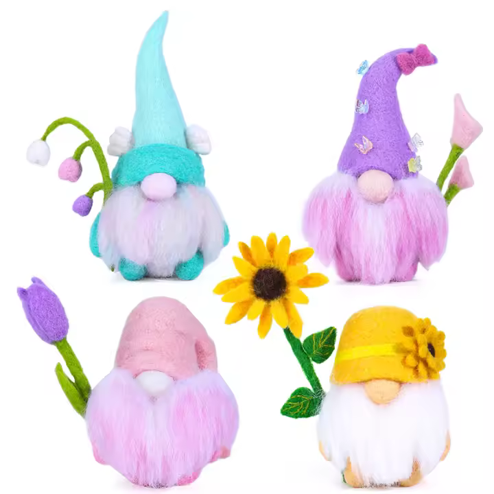 Kit De Tejido Con Lana KRABALL Para Principiantes Con Instrucciones Y Agujas De Tejer Ideal Para Fabricación De Muñecas DIY Material No Terminado - 1