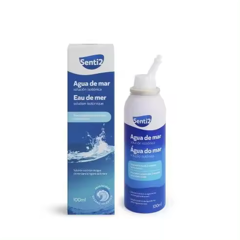 Senti2 Spray Nasal Isotónico Agua De Mar 100 Ml  Para bebés desde 2 semanas hasta adultos- Senti2 - 1