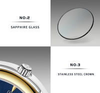 Reloj Mecánico Para Hombre CADISEN 2024 40mm Acero Inoxidable Cristal De Zafiro AR Miyota 8215 Resistente Al Agua Estilo De Negocios - details 8