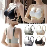 Sujetador Inalámbrico De Push-up Para Mujer Soporte Suave Ajustable Antigravedad Sin Costuras Levantador De Pecho - details 2