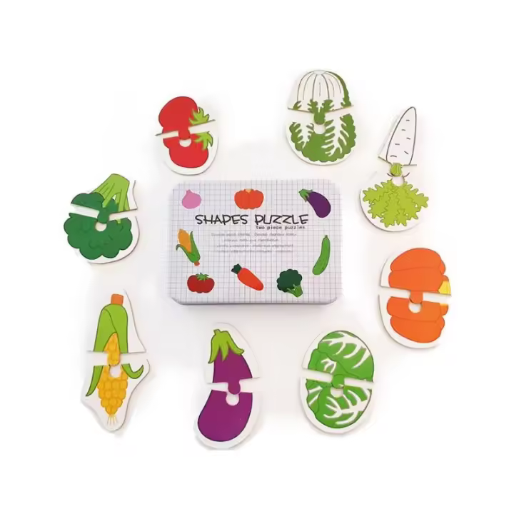 BP Juego de Puzles de Verduras 13 en 1 para Niños a Partir de 3 Años - 1