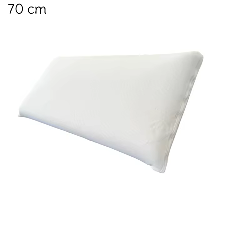 Samborella almohada viscoelástica con núcleo 100% Viscoelástico,  antialérgica, indeformable, higiénica, transpirable, ergonómica, calidad máxima - 1