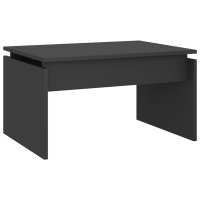 vidaXL Mesa de centro madera contrachapada 68x50x38 cm Blanco, Negro, Gris Mesita de Salón o Comedor o Auxiliar Mesa de Café Meuble Salón - details 4