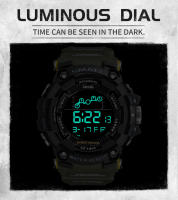 Reloj Digital SMAEL Para Hombre Resistente Al Agua Deportivo Pantalla LED Grande Reloj De Pulsera Militar Con Funciones De Cronógrafo Y Alarma - details 2