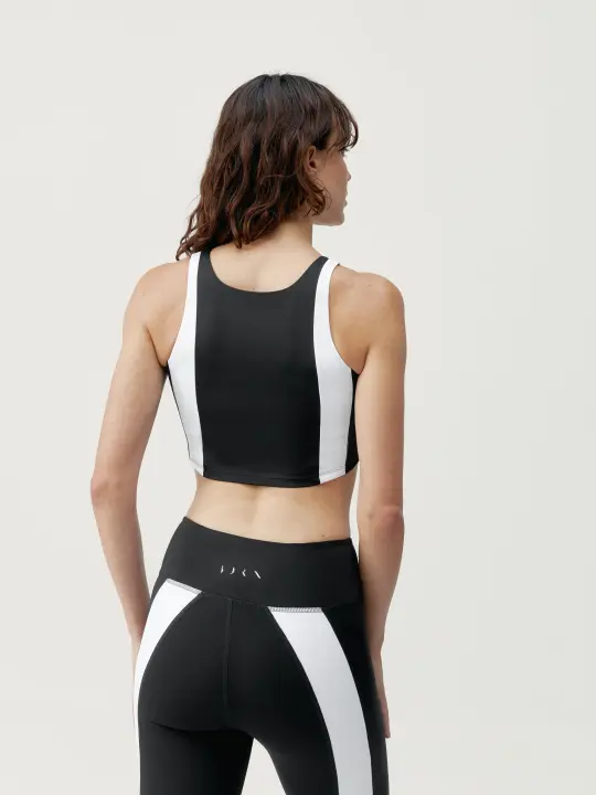 Born Living Yoga Top Bindi Black/white - 1