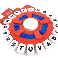 Juego De Mesa Educativo Para Niños Con Alfabeto En Inglés Y Español Juego Interactivo De Padres E Hijos Juego De Fiesta Juego De Rueda Giratoria UOSO - details 4