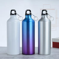 Botella De Agua De Aluminio 750mL Resistente Al Desbordamiento Para Ciclismo Deporte Viaje Correr Camping Con Tapa Reutilizable - details 7
