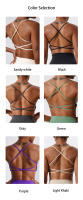 Sudadera Deportiva Para Mujer De Terciopelo Suave Alta Elasticidad Y Secado Rápido Cross Back Yoga Running Fitness Workout - details 2