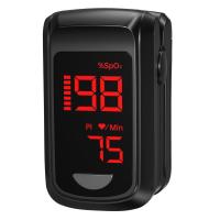 Pulsioxímetro de dedo profesional HOLFENRY - Medidor de oxígeno en sangre (SpO2) y frecuencia cardíaca - Pantalla LED con CE aprobado - Portátil y ligero - Blanco - Incluye pilas y funda protectora - details 0