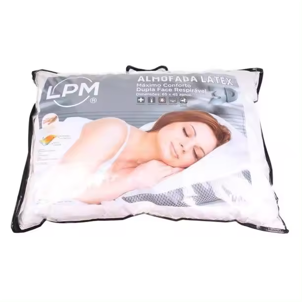 Almohada de Látex con Doble Cara Transpirable | LPM (45x65 cm) - 1