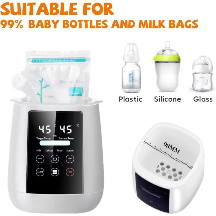 Calentador de Botella para Bebe Multifunctional Accesorio Calentador de Leche con Control de Temperatura Preciso Recomendado para 25-36m Hecho para Bebe - 1