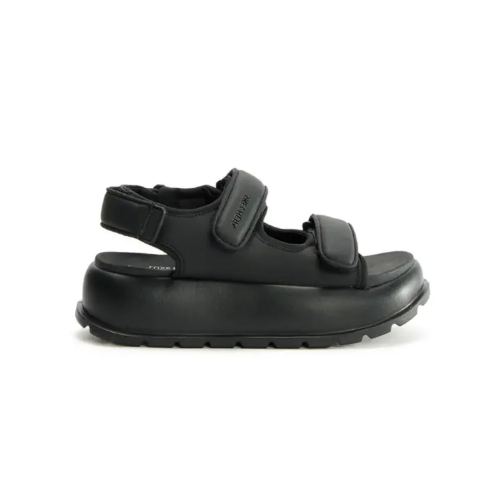 Sandalias Planas Skechers Galaxy Core Keepin Mujer Negro-negro - 1
