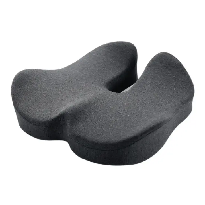 Almohadilla De Asiento De Espuma Memory Foam Para Coche Alivio De Fatiga Y Dolor Accesorios De Silla Compatible Con Cualquier Silla Color Gris - 1