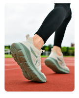 Zapatos De Correr Para Hombre Ligeros Cómodos Transpirables Moda Absorbentes De Choque Suela EVA Talla True Ankle above Microfibra Algodón Encierre De Pieza - details 1