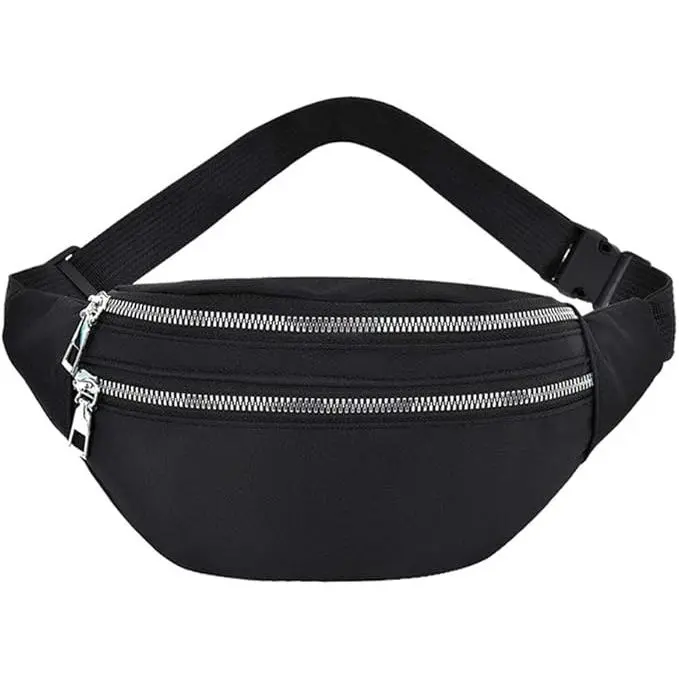 Riñoneras Mujeres Hombres Riñonera Deportiva Impermeable Adjustable Running Bolso de Cintura Bandorela para Correr Marcha Viaje - 1