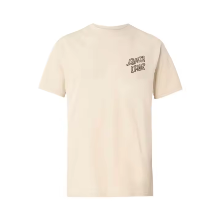 Camiseta Santa Cruz Beige Screaming Grizzly Tee - 1