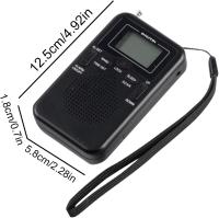 Radio de Bolsillo Am FM, Radios de transistores compacta, estéreo con Pilas y Botón Grande, Reproductor de Música de Radio de Bolso Portátil FM, para Viajes Al Aire Libre Emergencia Al Aire Libre - details 3
