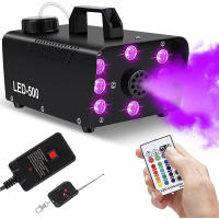 500W 8/18 LED RGB Wireless Remote Control Fog Machine DJ Disco Smoke Machine For Christmas Party Wedding Halloween Stage Effect - details 2
