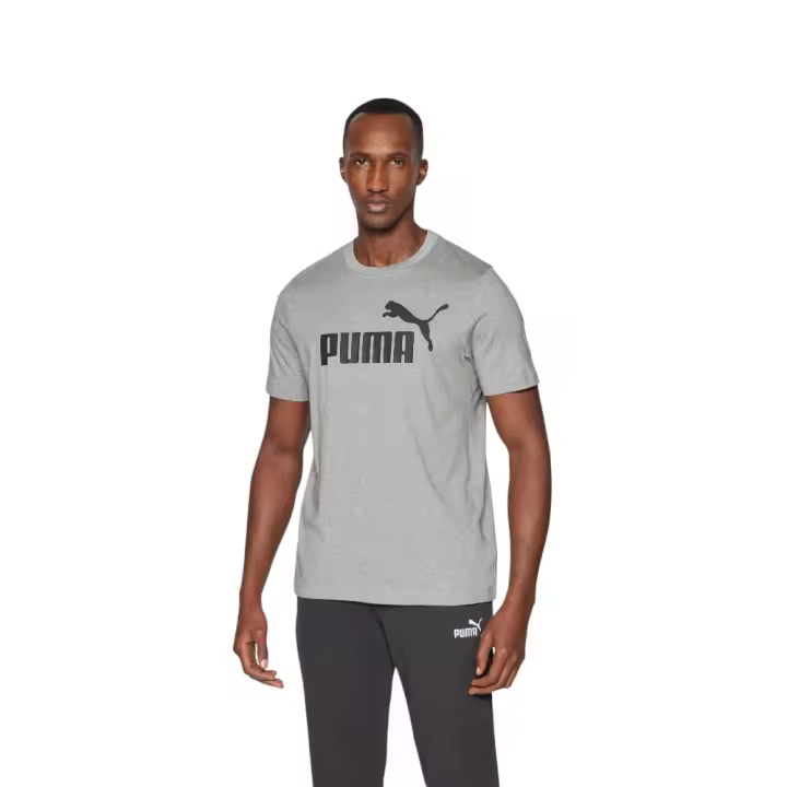 Camiseta Puma Essentials Nº1 Logo Gris 682532-03 Casual Hombre - 1