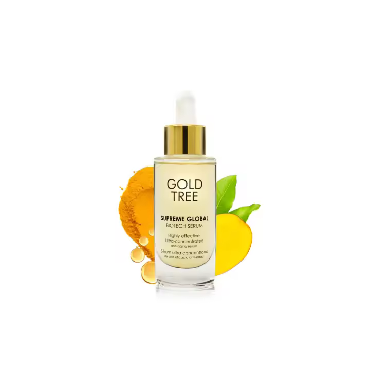 Gold Tree Suero Multiactivo Supreme Global Biotech - Piel Firme y Luminosa - 1