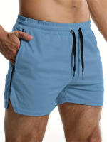 Shorts De Running Para Hombre Estilo Verano Deporte Fitness Malla Secado Rápido Transpirable Entrenamiento Pantalones De Sudor - details 23