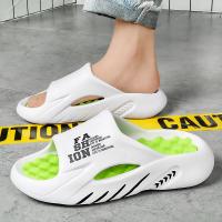 Nuevos Pantuflas De Masaje Para Hombre Material EVA Sensación Suave Para El Pie Sandalias Casuales De Playa Plataforma Bajo Suporte - details 16