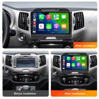 Navifly Sistema Inteligente De Coche Android 14 Estéreo Multimedia 9 Pulgadas Para Kia Sportage 2010-2016 Navegación GPS 2DIN DVD AUTO Con Soporte Para Control Del Volante Y CarPlay - details 4