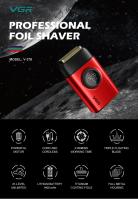 VGR Afeitadora Profesional Eléctrica Recargable Para Hombres Trimmer De Barba LED 9000 RPM Reciprocante V-378 Doble Cuchilla Reciprocante - details 0