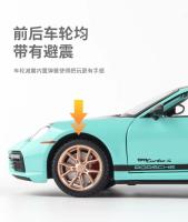 Modelo De Coche De Deportes Porsche 911 Turbo S a Escala 1:24 Con Sonido Y Luz Aleación De Metal Para Coleccionistas Y Regalo Para Niños - details 7