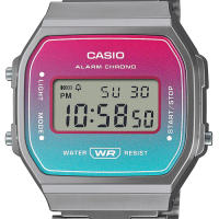 Reloj Digital Unisex Casio Iconic A168WERB-2A con Cronógrafo y Batería de 7 Años - details 1