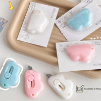 Cuchillo De Utilidad Mini Nubes Lindas 1-3 Piezas Cortador De Papel Kawaii Suministros De Oficina Y Arte Cuchillo Práctico - details 1