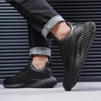 Zapatos Casuales Para Hombre En Cuero Transpirables Zapatillas De Correr Y Caminar Ligeros Antideslizantes Vulcanizados Para Exterior - details 15