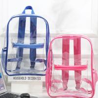 Mochila Deportiva De PVC Transparente Impermeable Para Viajes Y Fitness Gran Capacidad Con Hombros Visibles Bolsa De Viaje Casual - details 6