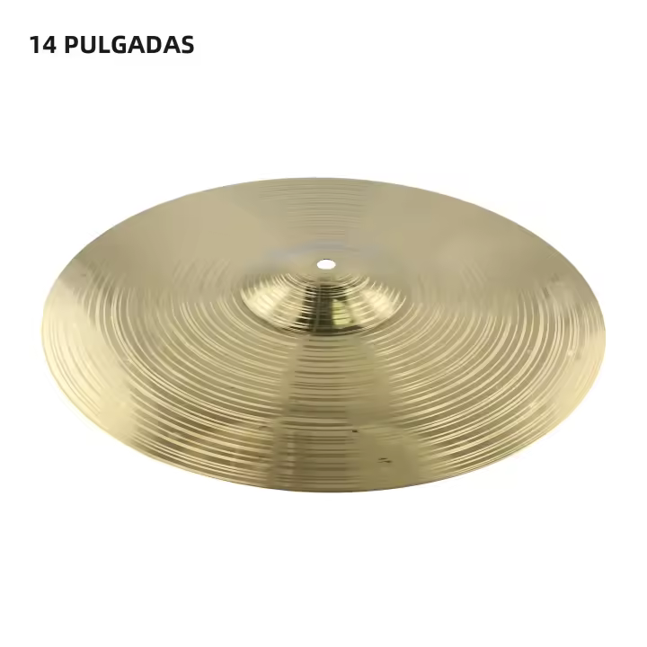 Címbalas De Latón Para Batería De 14-16 Pulgadas Instrumento Musical De Jazz Piezas De Repuesto Para Batería Címbalas De Splash Crash Hi-Hat - 1