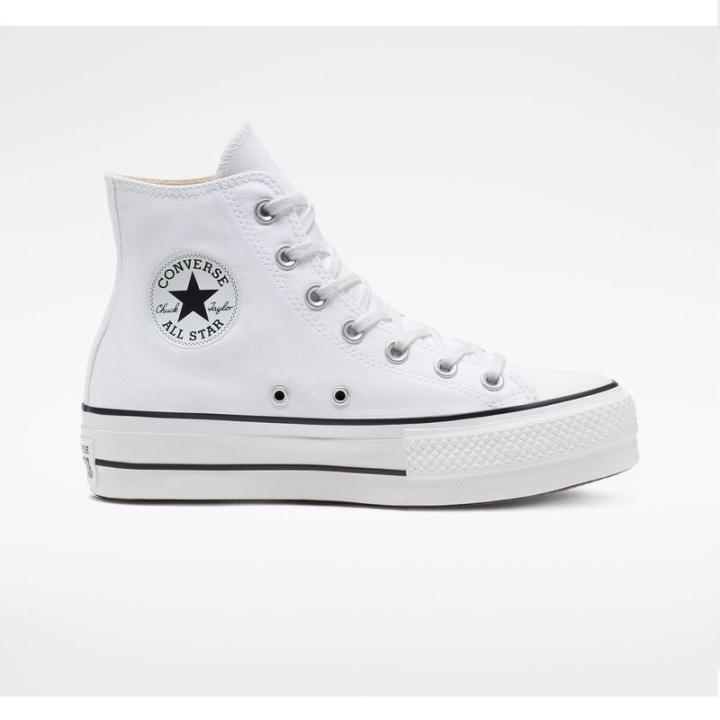 Zapatillas Converse Plataforma   Chuck  Taylor All Star Plataforma bota Blanca |  Clásicas y elegantes  | Estilo Retro Urbano