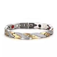Pulsera Magnética Creativa Retro De Moda Con Patrón De Dragón 7mm Ajustable Para Parejas Metal Zinc Aleación Pulsera De Cadena Unisex - details 3