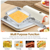 Sartén De Acero Inoxidable Para Tamagoyaki Omelette Japonesa Con Mano Multifuncional Rectangular Para Cocina Desayuno - details 2