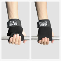 Guantes De Gimnasio Antideslizantes Y Resistente Al Desgaste Para Levantamiento De Pesas Crossfit Ejercicio De Agarradera Protección De Palma Cowhide - details 0