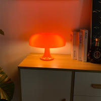Lámpara De Mesa Orange Danish Mushroom Decoración Para Iluminación Interior De Dormitorio Lámpara De Escritorio Lámpara De Noche Con Bombilla Incluida Estilo Moderno - details 4