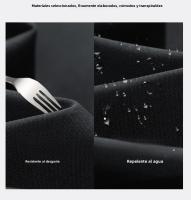 Chaqueta De Parka Impermeable Para Hombre Invierno Con Capucha Cualidad Gruesa De Poliéster Ropa Térmica Casual De Cuello Alto - details 4