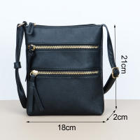 Bolso Cruzado Casual Para Mujer En Cuero PU Estilo Fashion Con Cierre De Flap Bolso De Hombro Diseñador Bolsos Y Monederos - details 2