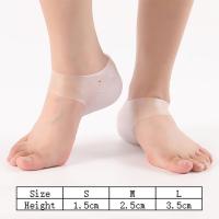 Calcetines De Silicona Invisible Para Aumentar La Altura Almohadillas De Apoyo De Arco Y Talón Para Massaje Del Pie Gel Unisex - details 1